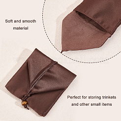 Geschenkbeutel aus Stoff für Schmuck&nbsp;ABAG-WH0045-09B