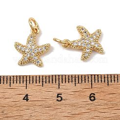 Ciondoli Shegrace in ottone con micro pavé di zirconi cubici trasparenti&nbsp;XGRQ2C194-410G