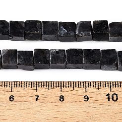 Natürliche Larvikit-Perlenstränge&nbsp;G-T139-6x6-25A