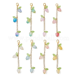 8 pezzo di decorazioni pendenti in acrilico&nbsp;HJEW-JM04704-01