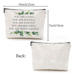 Bolsas de almacenamiento de lona personalizadas de polialgodón&nbsp;ABAG-WH0029-283