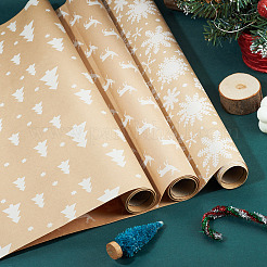 3 Rolle 3 Arten Weihnachtsgeschenkpapier&nbsp;DIY-TA0014-74