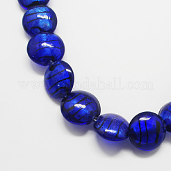 Perline di vetro murano fatto a mano&nbsp;LS-X-FOIL-R055-8