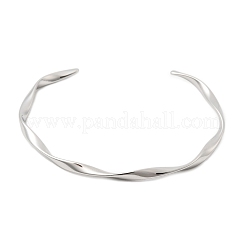 Bracelets manchettes en acier inoxydable 304 pour femmes&nbsp;BJEW-G776-02P