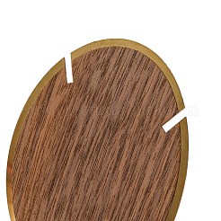 Espositori porta collane in legno di forma ovale&nbsp;ODIS-B002-05C