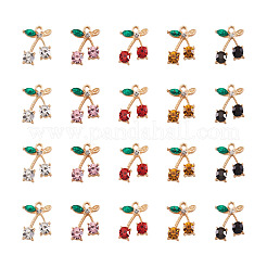 Legierung rhinestone-anhänger&nbsp;ALRI-TA0001-03G
