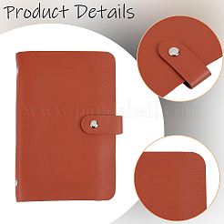 2 Sparbuch aus PU-Leder mit 100 Umschlagtaschen aus PP-Kunststoff&nbsp;AJEW-CL0005-90B