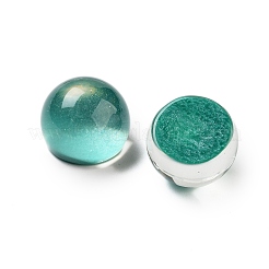 Cabochons décodés en résine translucide&nbsp;CRES-M001-08A-02