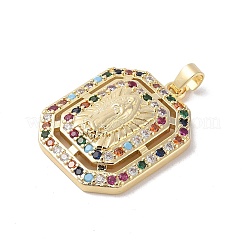 Pendentifs en laiton avec zircone cubique&nbsp;KK-Z050-32G-02