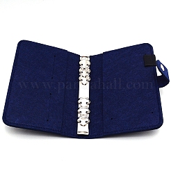 Raccoglitore di anelli rivestiti in feltro scrapbook&nbsp;LS-AJEW-WH0189-04
