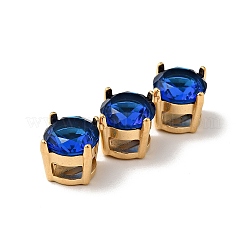 Charms scorrevoli in acciaio inossidabile chirurgico 316 con micro pavé di zirconi cubici&nbsp;STAS-I195-01G
