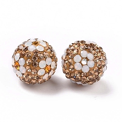 Polymer Ton Strass Perlen&nbsp;RB-L029-03A