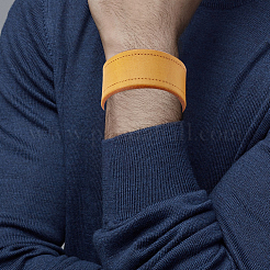 Flache Armbänder aus Rindslederkordel&nbsp;BJEW-WH20007-09A