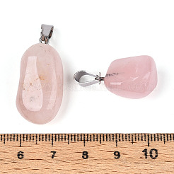 Ciondoli quazo rosa naturale&nbsp;G-S045-14-01