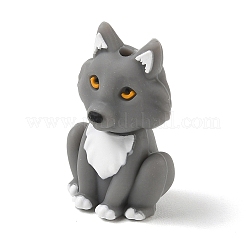 Perles en silicone à thème animal&nbsp;LS-SIL-E013-03I