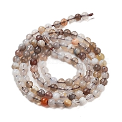 Chapelets de perles en agate naturelle du Botswana&nbsp;G-G143-A02-01