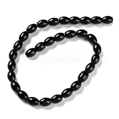 Fili di perle di agata onice nero naturale&nbsp;G-NH0019-C05-09