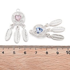 Strassanhänger aus Legierung mit Gestellbeschichtung&nbsp;PALLOY-F311-19S