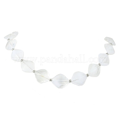 Rautenförmige Acrylperlenketten für Damen&nbsp;NJEW-JN06026
