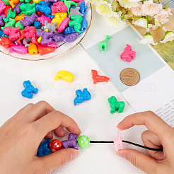 300 g 2 styles de perles en plastique&nbsp;FIND-SP0002-62