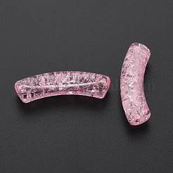 Perles en acrylique transparentes craquelées&nbsp;CACR-S009-001A-N26