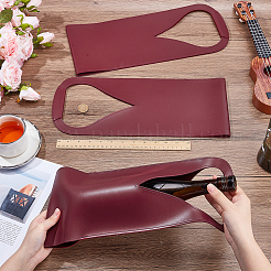 Borsa per vino portatile in pelle PU&nbsp;DIY-WH0899-633C-1