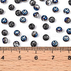 6/0 perlina di vetro placcata a metà&nbsp;SEED-N008-04C