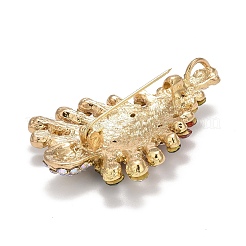 Bunte weihnachtsbaum strass brosche&nbsp;LS-JEWB-A004-10G