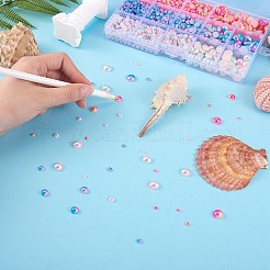 3116 Stück 16 Stil Perlmutt-Acryl-Cabochons&nbsp;OACR-SZ0001-25