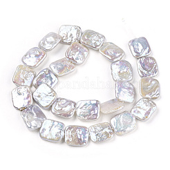 Fili di perle keshi naturali barocche&nbsp;PEAR-S020-K08