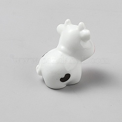 Statuette di mucche in resina ornamentali&nbsp;DJEW-WH0103-034B