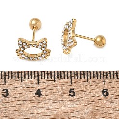 Boucles d'oreilles en acier inoxydable 304&nbsp;SA-CBA1F7E-01G-04