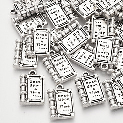 Pendentifs en alliage de style tibétain pour la journée des enseignants&nbsp;TIBEP-S319-025AS-RS