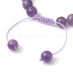 Bracciali intrecciati con perline di pietre preziose miste naturali&nbsp;BJEW-JB11285-01