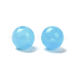 Abalorios de acrílico de imitación del jade&nbsp;MACR-G066-01A