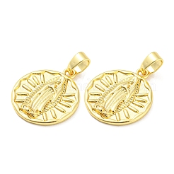 Pendentifs de placage en laiton&nbsp;KK-Q787-01G