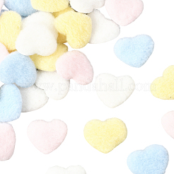40 Stück 4 Farben Wolle & Stoff Ornament Zubehör&nbsp;DIY-SC0032-29