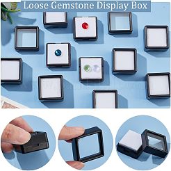 Cajas de exhibición de diamantes sueltos de plástico&nbsp;CON-WH0087-55A