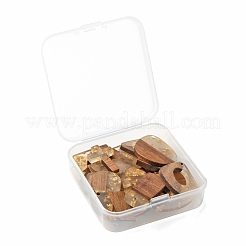 20 colgante de resina y madera de nogal de 10 estilos.&nbsp;RESI-LS0001-22
