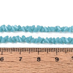 Opache perle di vetro fili&nbsp;GLAA-N019-3mm-18