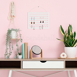 Wandmontierter Ohrring-Organizer aus Acryl&nbsp;ODIS-WH0086-110B