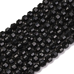 Natürlichen Obsidian Perlen Stränge&nbsp;G-A260-A22-01