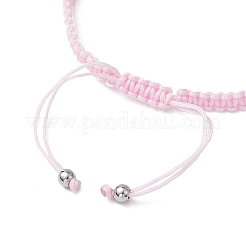 Bracciali regolabili in cordino di nylon intrecciato&nbsp;BJEW-JB11597-03