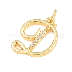 Pendentifs en laiton zircon cubique transparent&nbsp;CU-CBA7939-01D-G