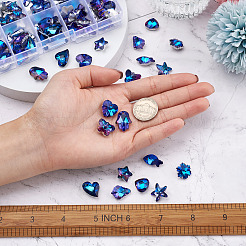 Pendenti del rhinestone di vetro&nbsp;YS-TAC0007-01A