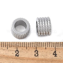 201 perles européennes en acier inoxydable&nbsp;STAS-Z124-06A-P