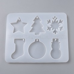 Weihnachten silikon anhänger formen&nbsp;LS-DIY-Z005-11
