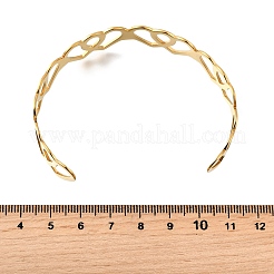 Manschettenarmreifen aus 304 Edelstahl&nbsp;BJEW-S172-01G