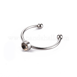 Anlaufgeschützte Manschettenpolster-Ringfassungen aus Edelstahl 201&nbsp;X-STAS-S080-042A-P