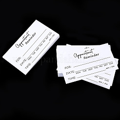 50 tarjeta de recordatorio de citas de papel&nbsp;AJEW-TADJ0001-22